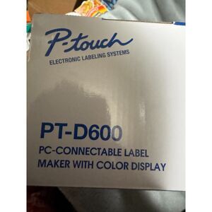 Brother PTD600 PC-Connectable Label Maker with Color Display